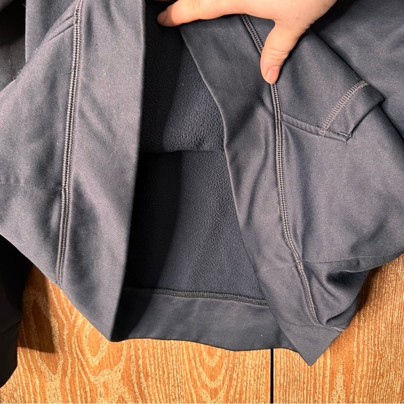 Under Armour Blue Storm Fleece Sweatshirt Hoodie Men's L Loose Fit Embroidered - Picture 7 of 11